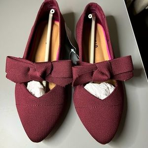Burgundy Torrid Ballet Flats